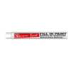Solid paint crayon for filling-in stamped or engraved lines